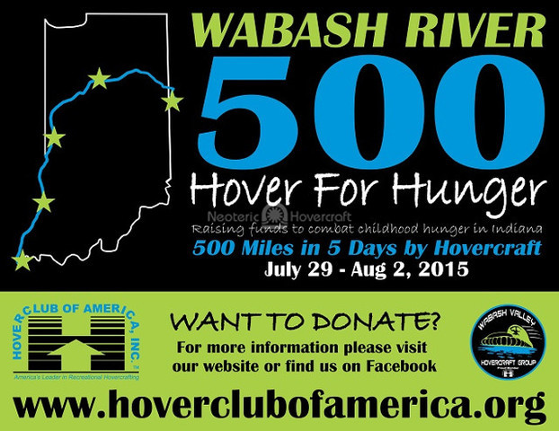 Hovercraft cruise helps childhood hunger charities