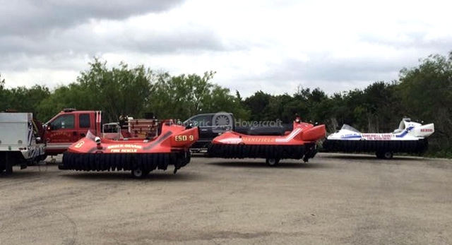 Harvey flooding photo Houston Texas flood rescue hovercraft