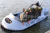 Image Military hovercraft LCAC pilot training