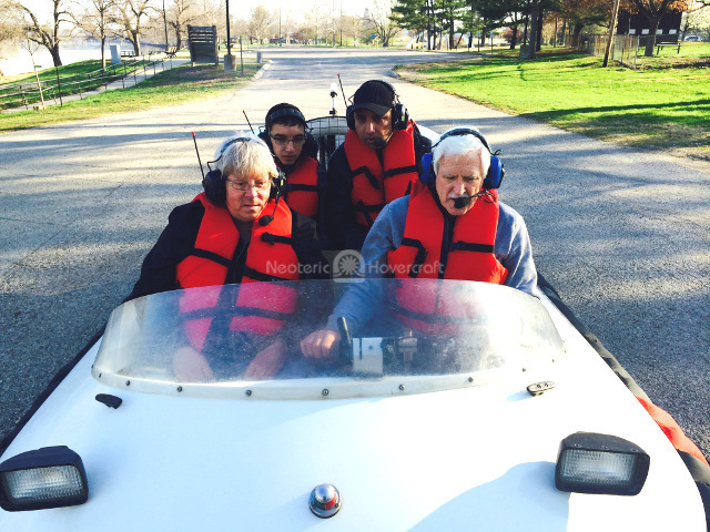 Photo Neoteric Hovercraft test flight Wabash River