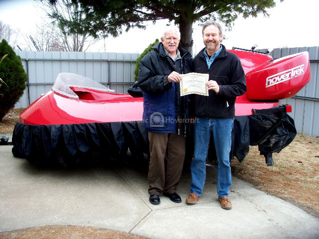 Dan Brown hovercraft photo
