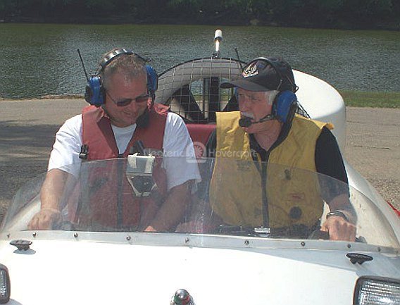 Personal hovercraft flight training image
