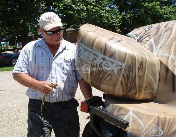 Custom camouflage Neoteric hovercraft