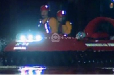 Video Hovercraft Flood rescue operations