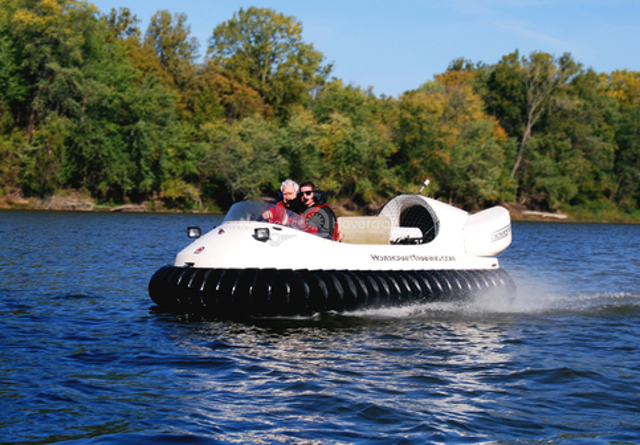Unique Valentine’s Day gift Hovercraft joyride