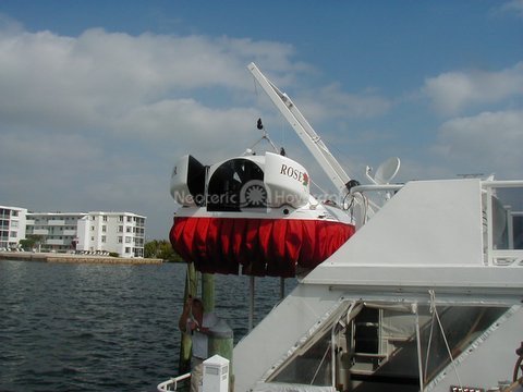 Recreational Hovercraft on Yacht