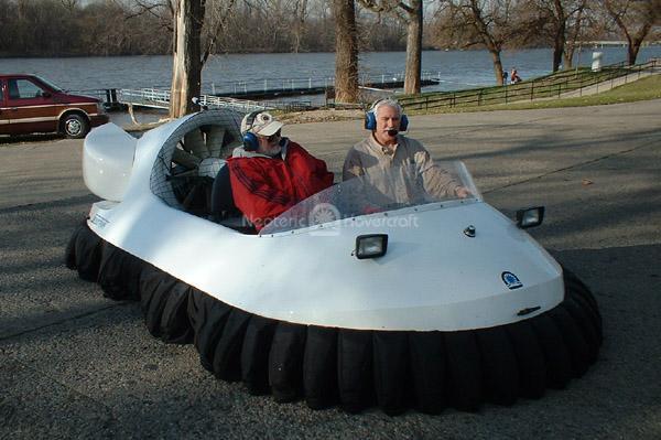Recreational Hovercraft at the Wabash River