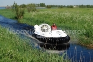 Hovercraft in Tidal estuary