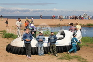 Russian hovercraft photo Navy Day St. Petersburg