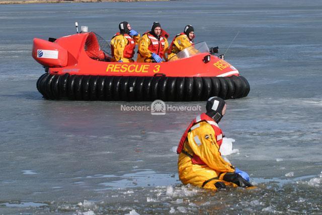 Rehearsal of Ice Rescue Procedures