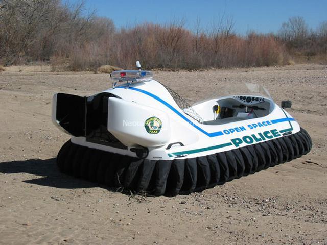 Police Department Rescue Hovercraft, Albuquerque, New Mexico, USA