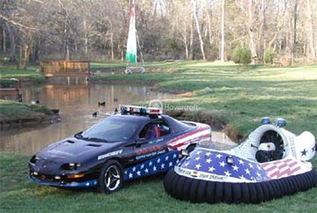 Rescue Hovercraft in Kentucky Crimefighter Program, USA