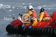 Rescue Hovercraft image Transportation of Injured Person