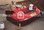 Rescue hovercraft testing photo