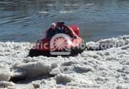 Fire department rescue hovercraft photo