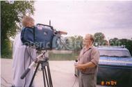 Robert Hodson being interviewed
