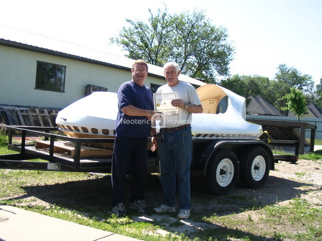 Ken Barr hovercraft pilot training