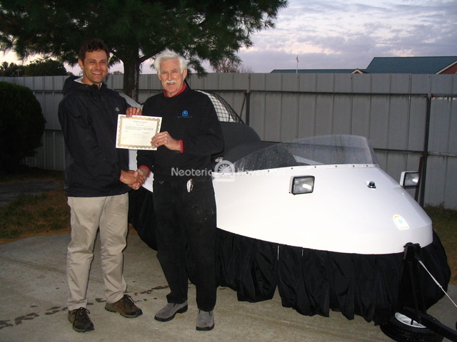 Michael R. Pettit Hovercraft Pilot training