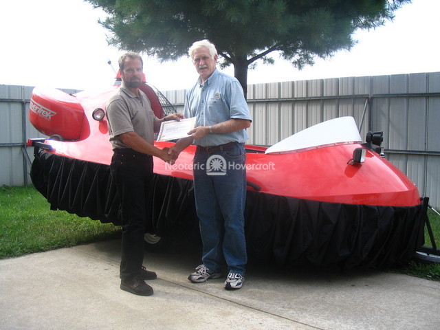 Jim Stack, Hovercraft Pilot training