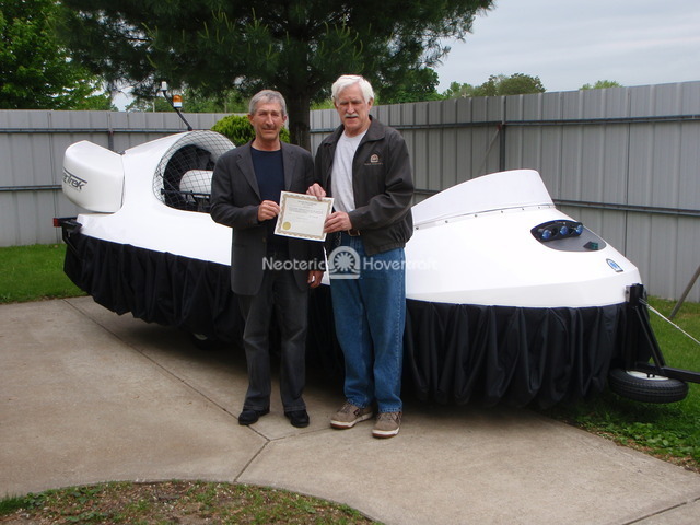 Hovercraft pilot training Steve Elgar, Woods Hole Oceanographic Institution