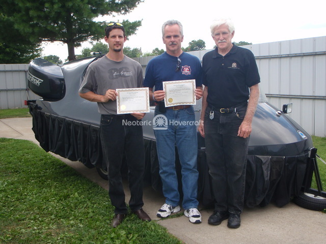 Hovercraft Pilot training photos Mark Shorhen Colin Steadman, Alberta, Canada