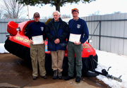 Photo Hovercraft Pilot training Crosslake Fire & Rescue MN