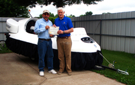 Image Hovercraft pilot George Saponari, Spring Hill, Florida