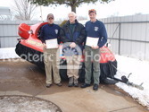 Photo Hovercraft Pilot training Crosslake Fire & Rescue MN