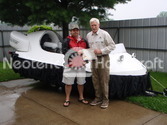 Hovercraft Pilot training Pond Medic B. Kyle Richardson, Indianapolis, Indiana, USA