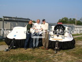 Hovercraft pilot training Rick LeCroy and Gary Tanous