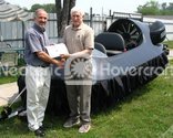 Hovercraft pilot training Robert Rossier, Mexico