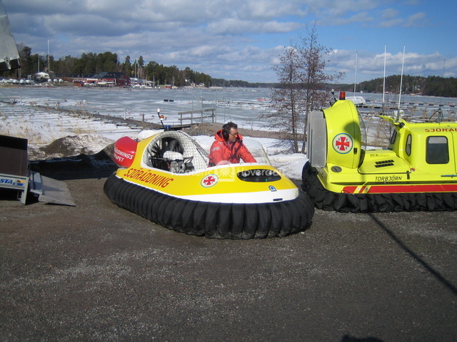 Photo hovercraft Swedish Sea Rescue Society