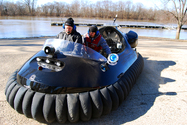 Image Neoteric Hovercraft pilot training Wabash River