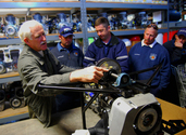 Photo Neoteric Hovercraft engine maintenance