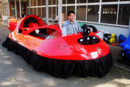 Picture Thailand flood rescue operations hovercraft