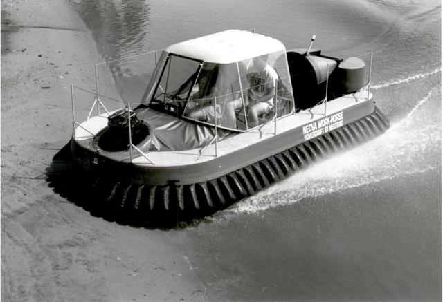 Golden Sunlight mining hovercraft