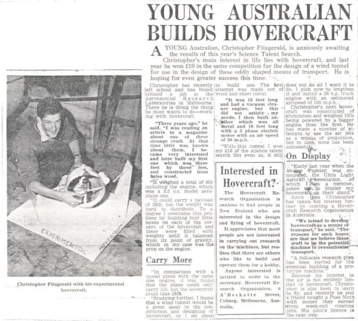 Early Hovercraft Publicity