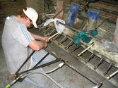 Setup for Hull Foaming Operation
