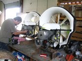 Hovercraft kits Hirth engines
