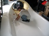 Hovercraft photo Installation of Large Drain Plug