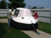 Picture Hovercraft cabin installation
