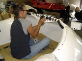 Hovercraft manufacturing photo Instrumentation
