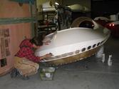 Sanding Body-Hull Assembly