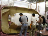 Rescue hovercraft picture Body construction