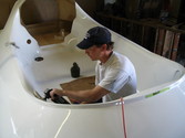 Picture Hovercraft body manufacturing