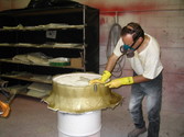 Hovercraft picture Building fiberglass bell intake 