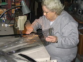 Hovercraft flexible window construction