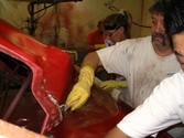 Rescue hovercraft body fabrication