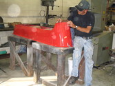 Hovercraft inline seat