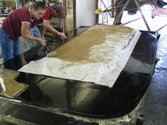 Hovercraft hull fabrication photo